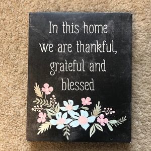 Blessed Home Canvas Wall Decor